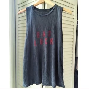 Bad luck brandy Melville muscle tee